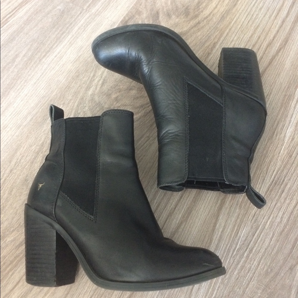 Winsor smith leather boots